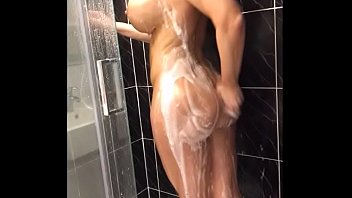 RealSophieJames.com  - Oiled up all holes fucked Sophie James in the shower
