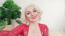 sexy blonde pin up - Female domination point of view video